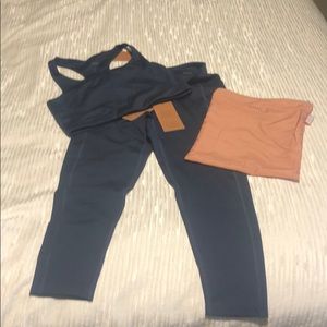 Navy Blue Medium Girlfriend Collective Set